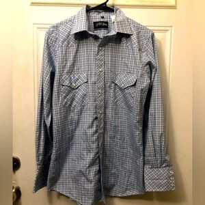White Horse S Mens Pearl Snap Dress Shirt